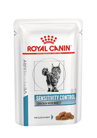 Royal Canin Sensitivity Control Chicken with Rice Cat konserv (õhukesed viilud kastmes)