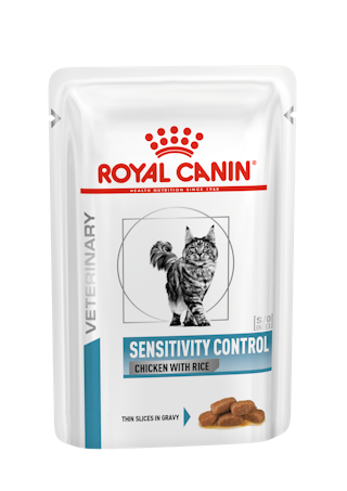Royal Canin Sensitivity Control Chicken with Rice Cat konserv (õhukesed viilud kastmes)