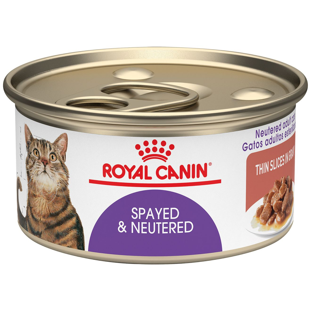Spayed & Neutered Thin Slices in Gravy Canned Cat Food