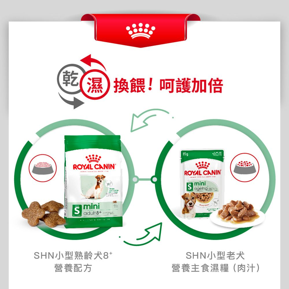 SHN 小型熟齡犬8+營養配方