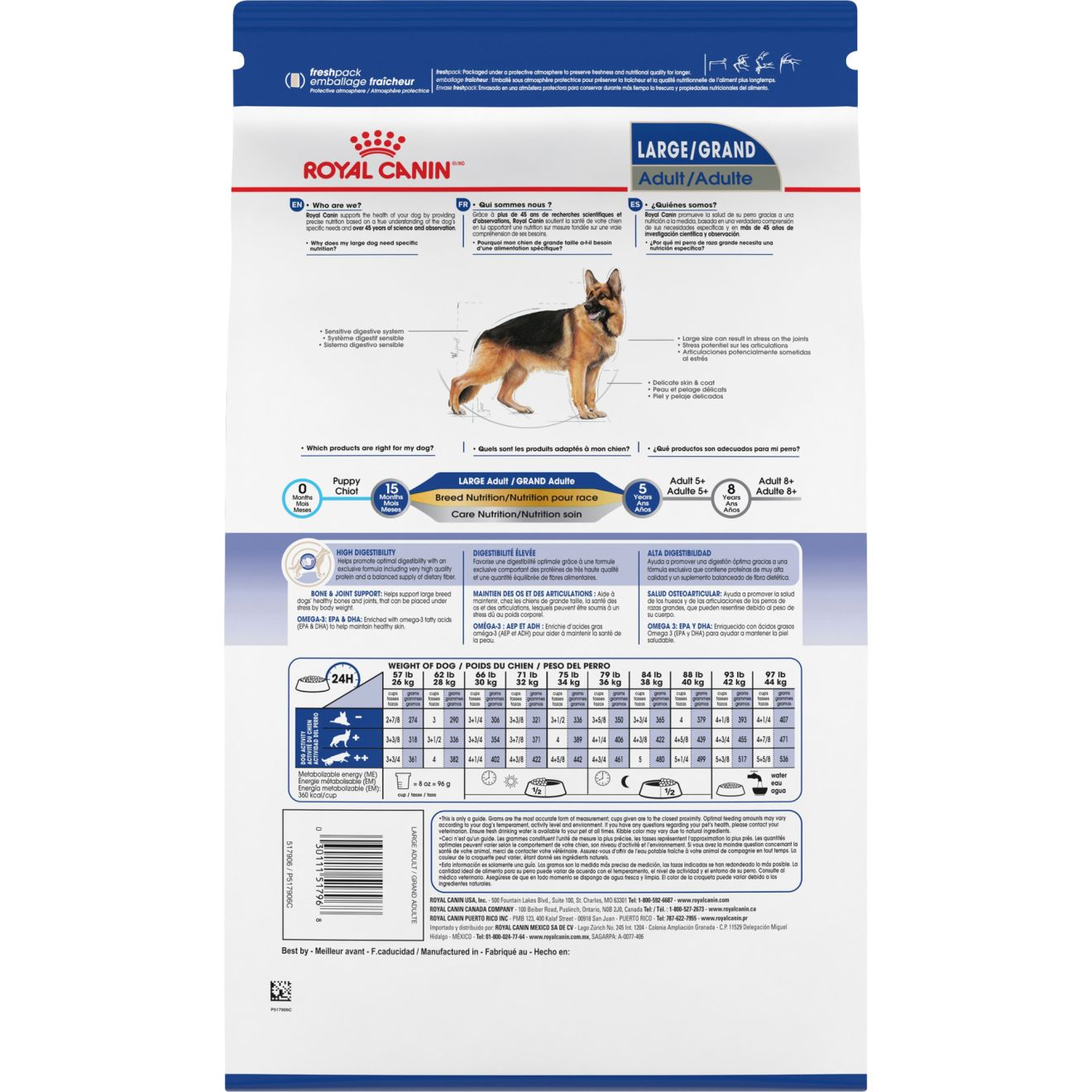 Royal canin large breed puppy food 35 clearance lbs