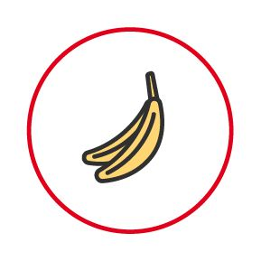 Ilustração de duas bananas