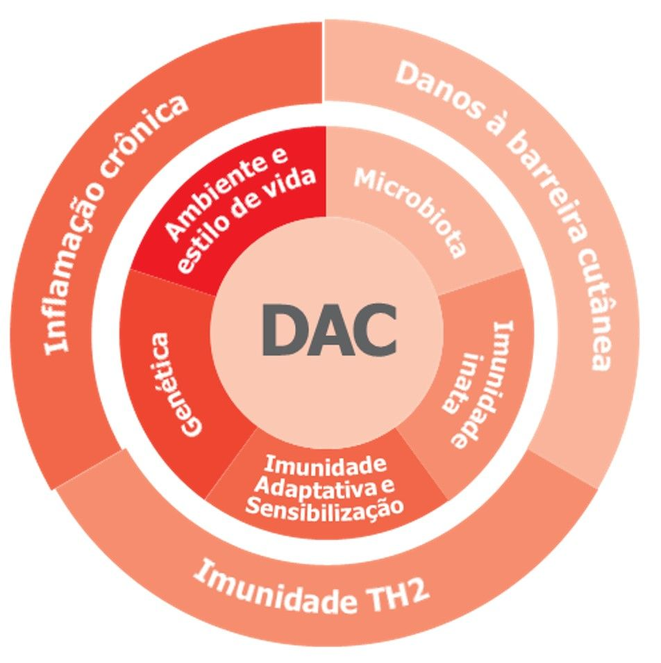 fatores que interagem na patogênese da dermatite atópica canina