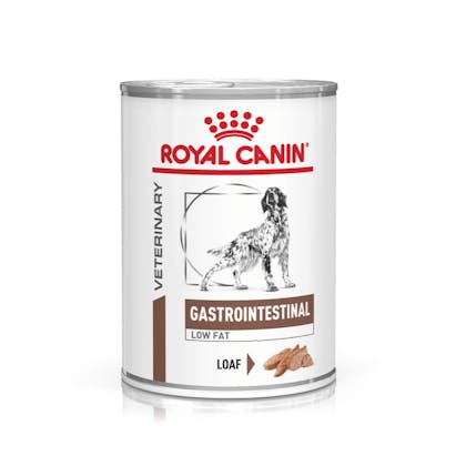 VHN-eRetail Full Kit-Hero-Images-Gastrointestinal Low Fat 410g Dog Wet-B1