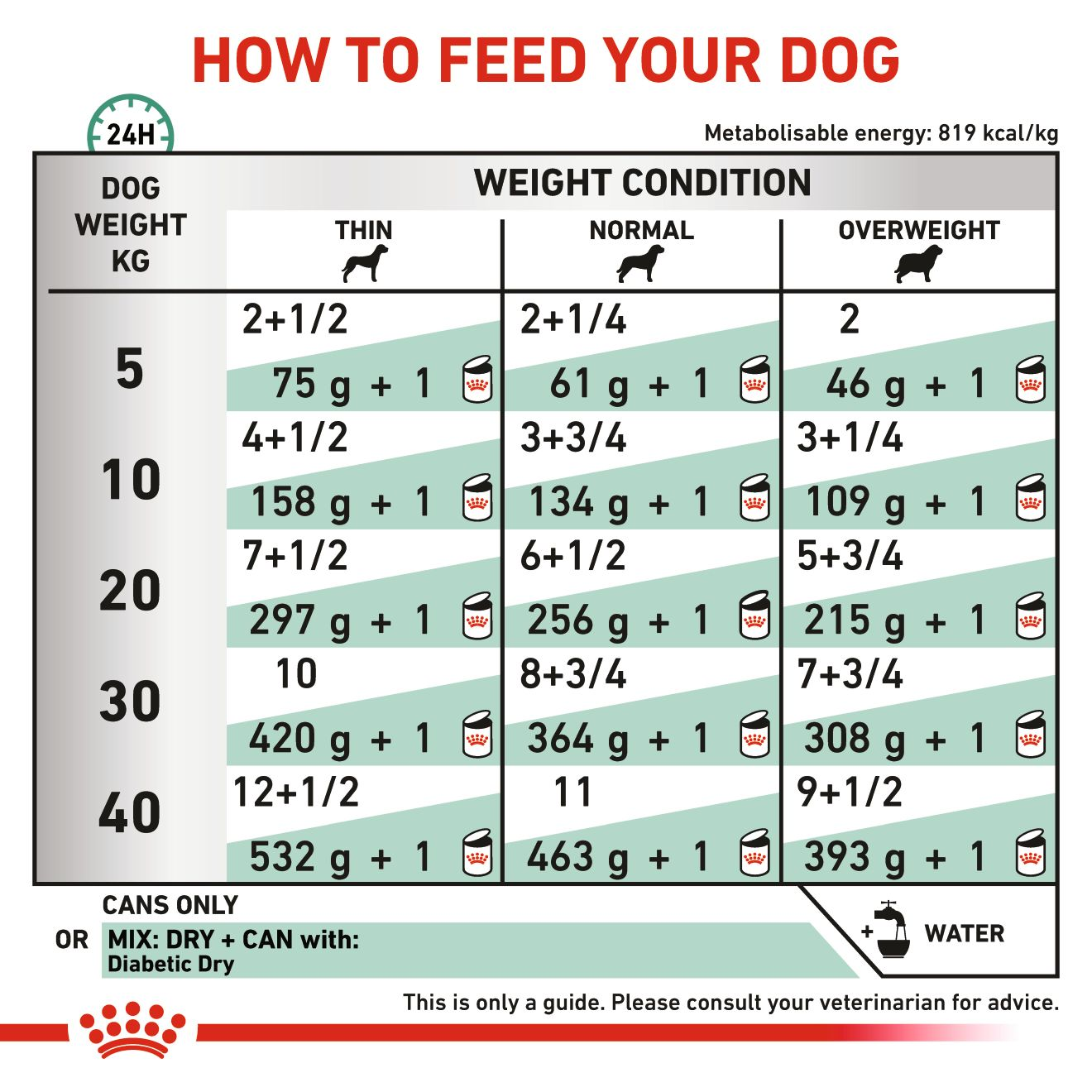 Royal Canin Veterinary Diabetic Special Low Carb Wet Dog Food 410g X 12