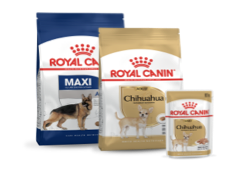 Packshots van Royal Canin hondenvoeding