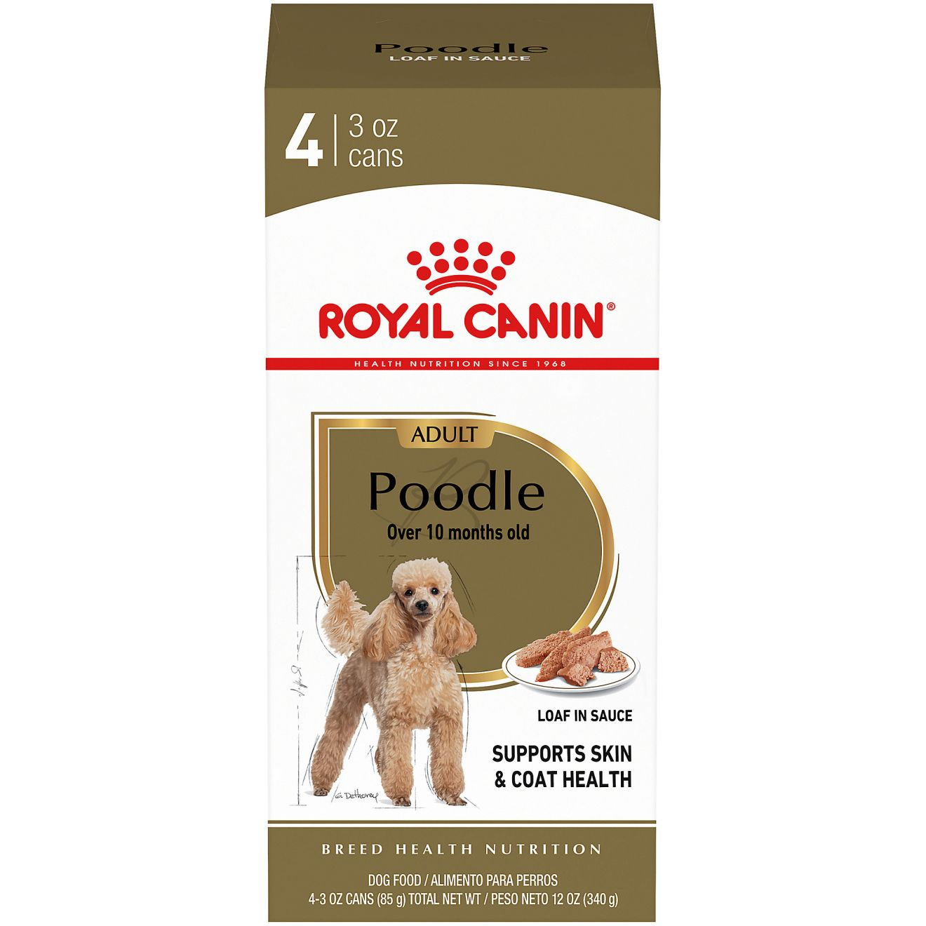 Poodle Adult Loaf in Sauce Canned Dog Food