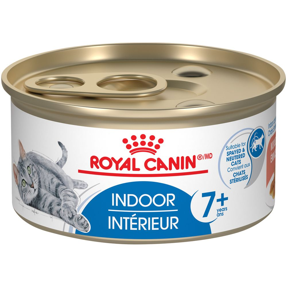 Indoor 7+ Morsels In Gravy Canned Cat Food