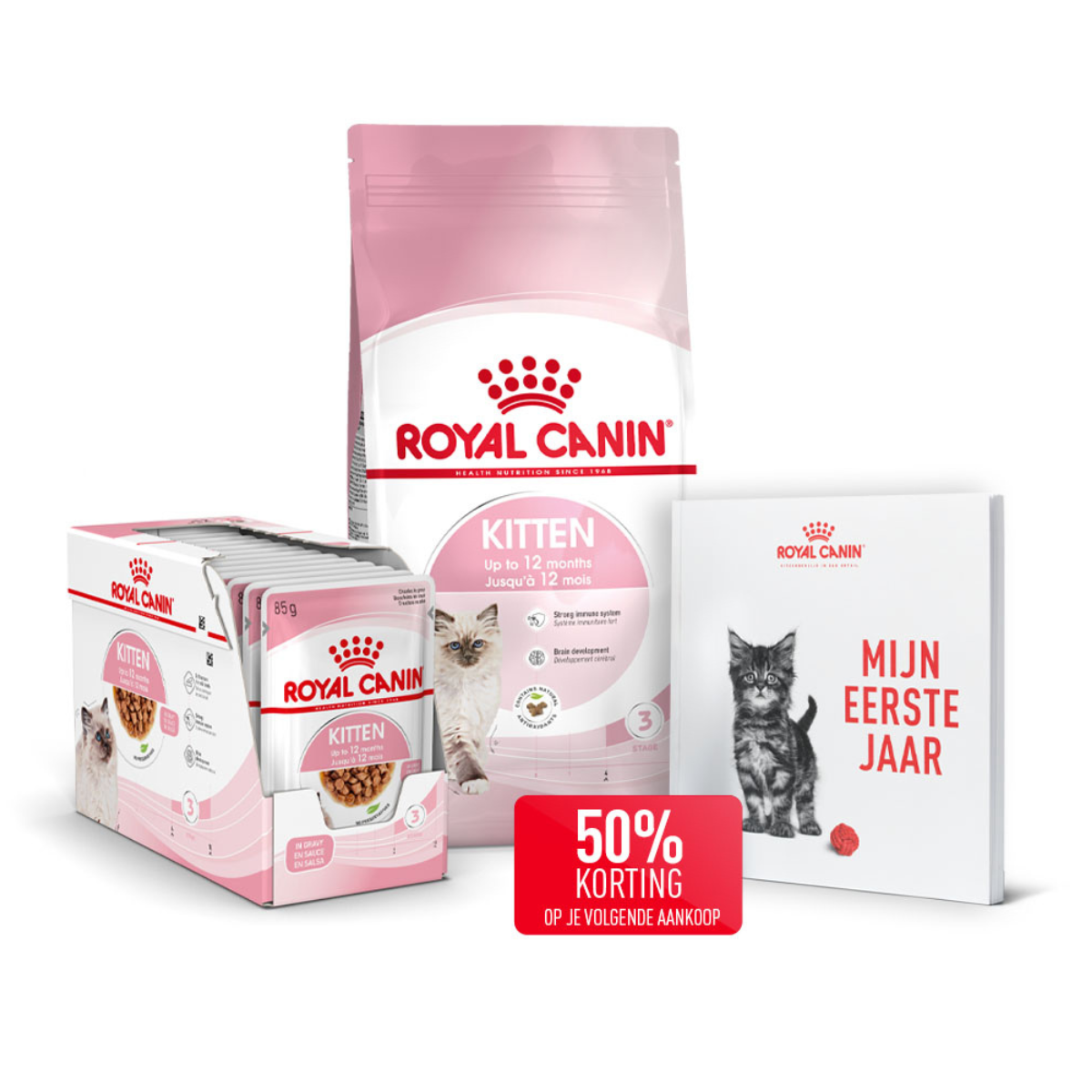 Inhoud royal canin kittenpakket