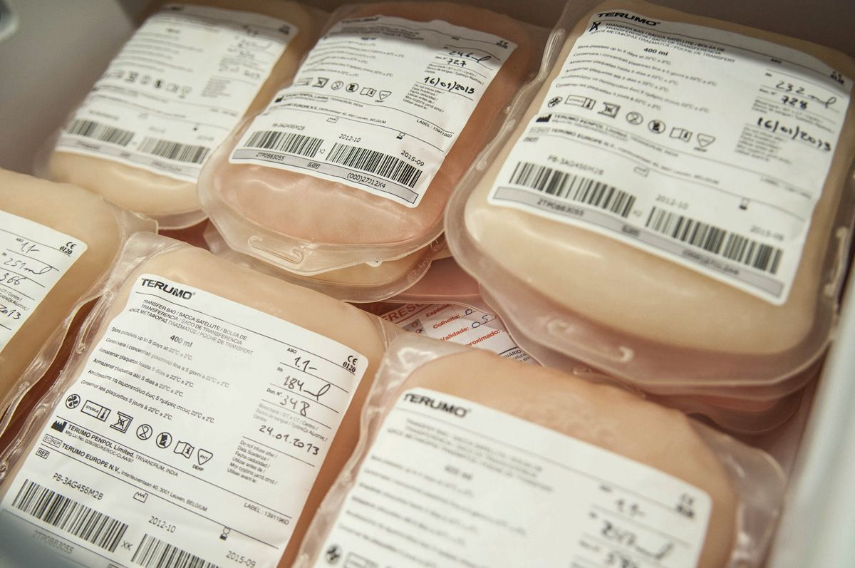 Le plasma frais congelé 