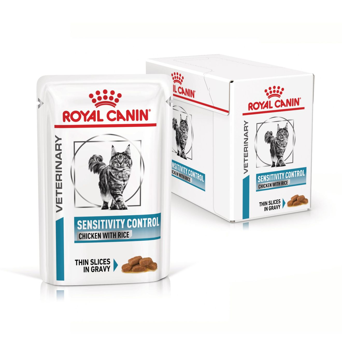 ROYAL CANIN Cat Sensitivity Control Chicken with Rice kapsička ve šťávě s kuřetem a rýží pro kočky s nežádoucími reakcemi na potravu s dermatologickými a gastrointestinálními příznaky