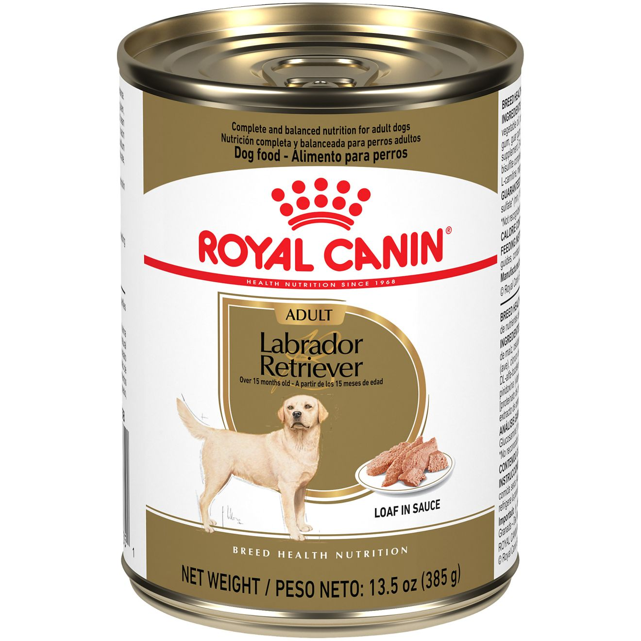 Labrador Retriever Adult Loaf in Sauce Canned Dog Food