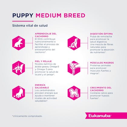 Eukanuba Puppy Medium Breed - Cachorro Talla Mediana