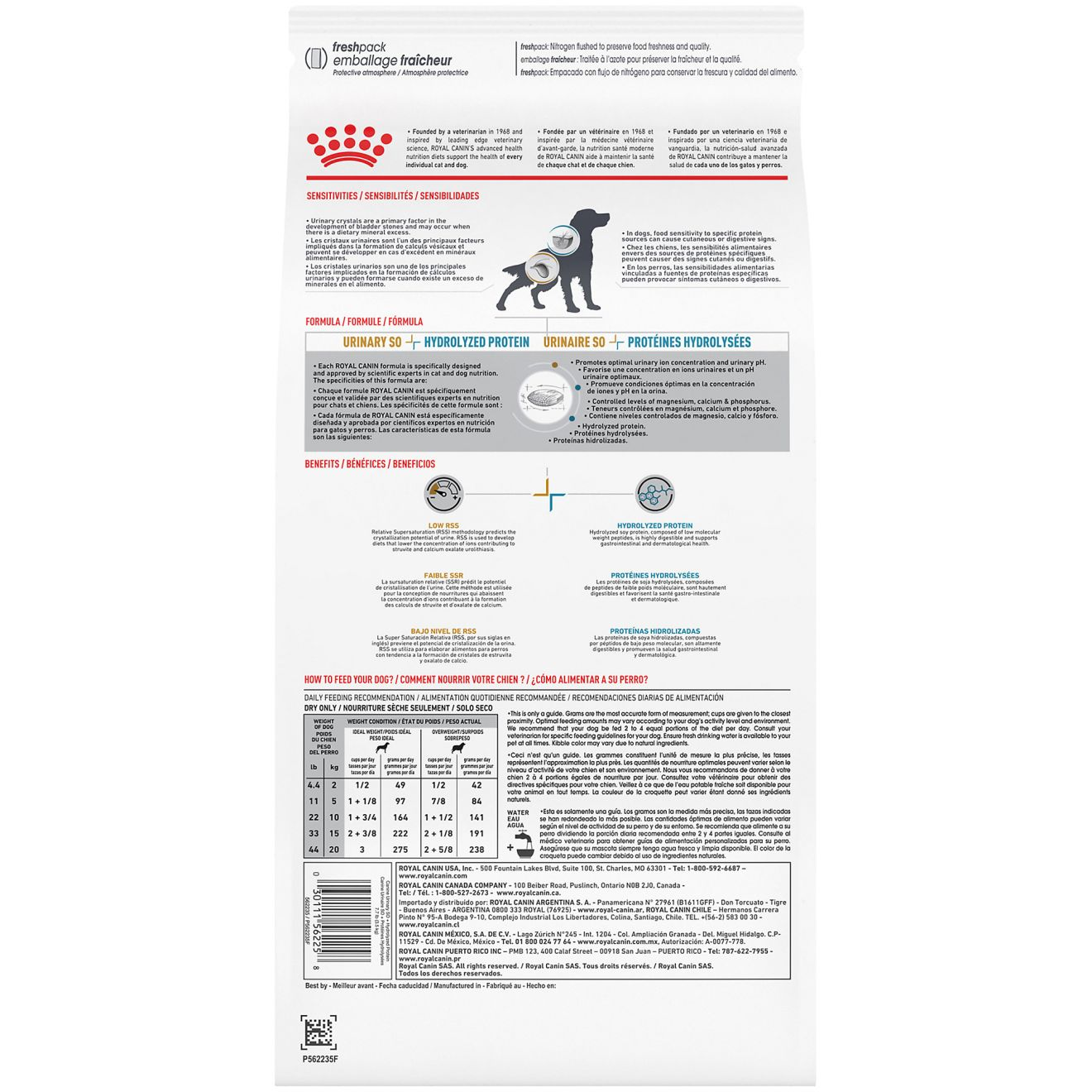 Canine Urinary SO Hydrolyzed Protein Royal Canin US