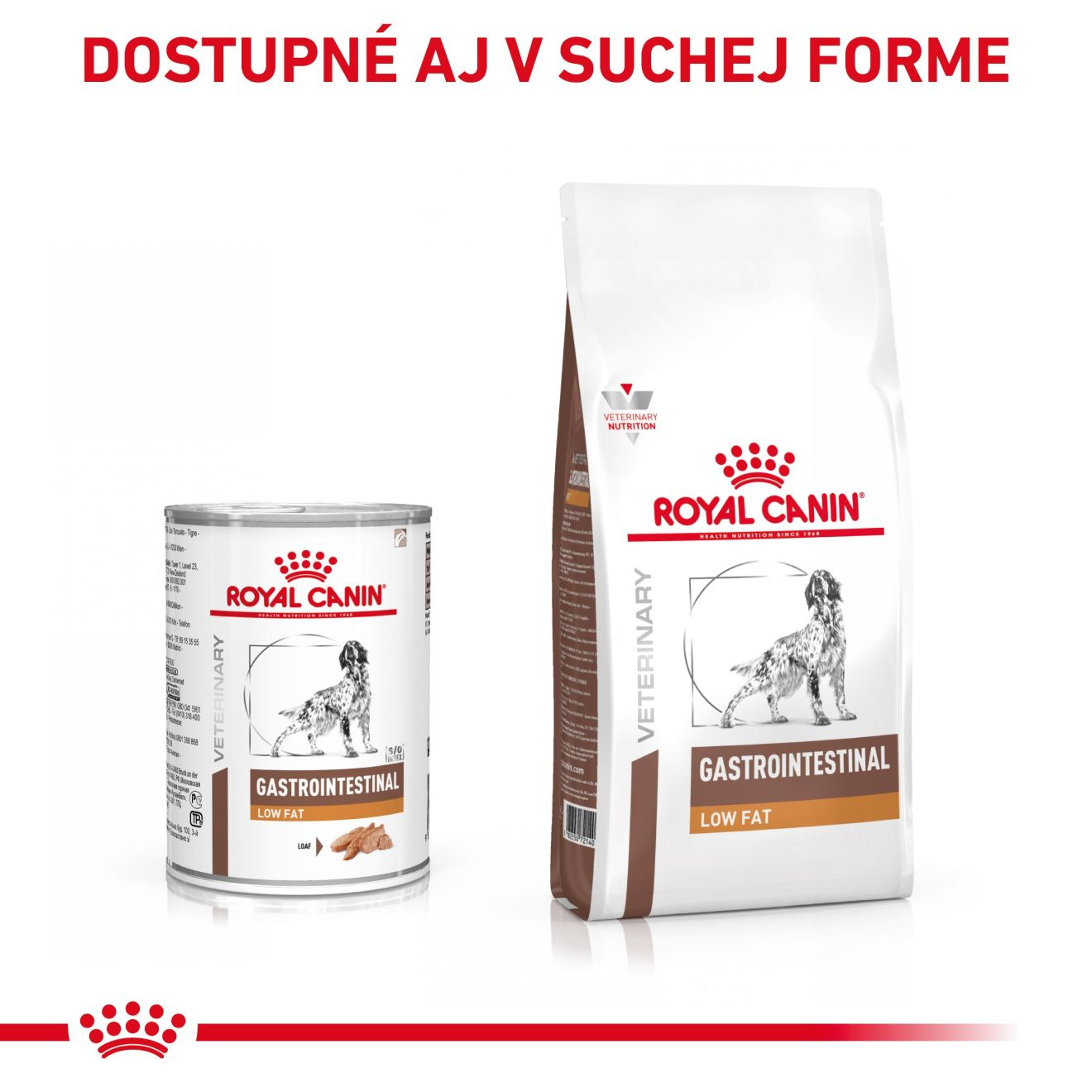 VHN Dog Gastrointestestinal Low Fat Konzerva