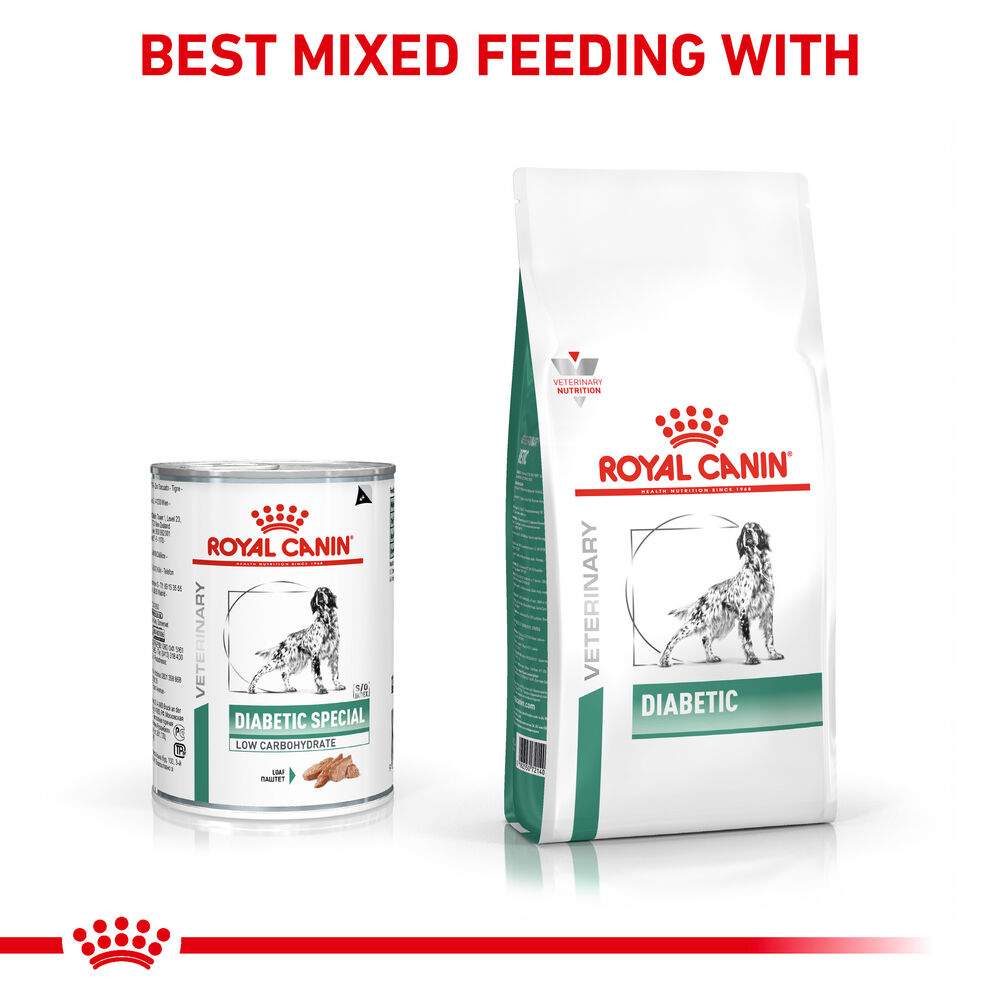 Royal canin diabetic shop dog food feeding guide