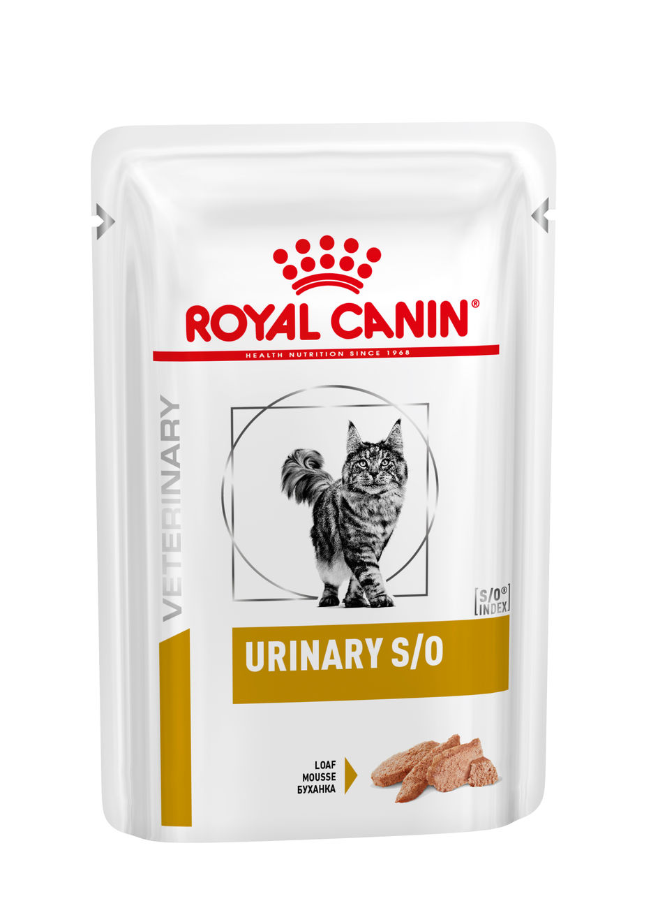 Royal Canin Veterinary Diet Urinary S / O Loaf Wet - Nourriture pour chats  - 4 x 12x85g