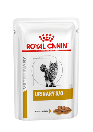 อาหารแมวประกอบการรักษาโรคนิ่ว ชนิดเปียก (URINARY S/O GRAVY)