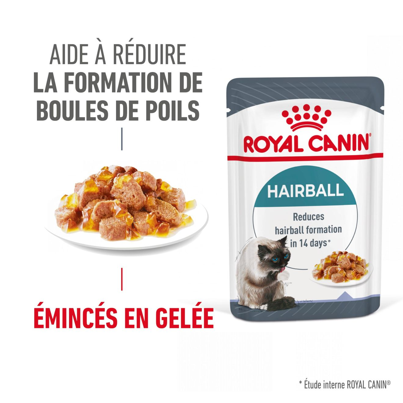 Hairball Care Jelly (émincé en gelée) 