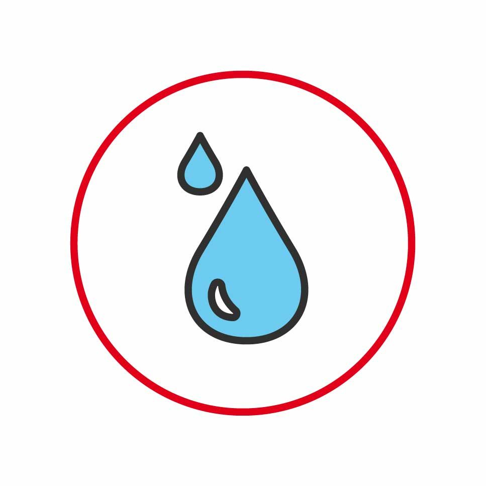 Water Droplets Cartoon
