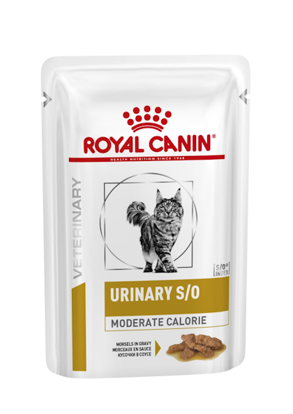 VHN-URINARY-URINARY SO MODERATE CALORIE CAT MIG POUCH-POUCH PACKSHOT