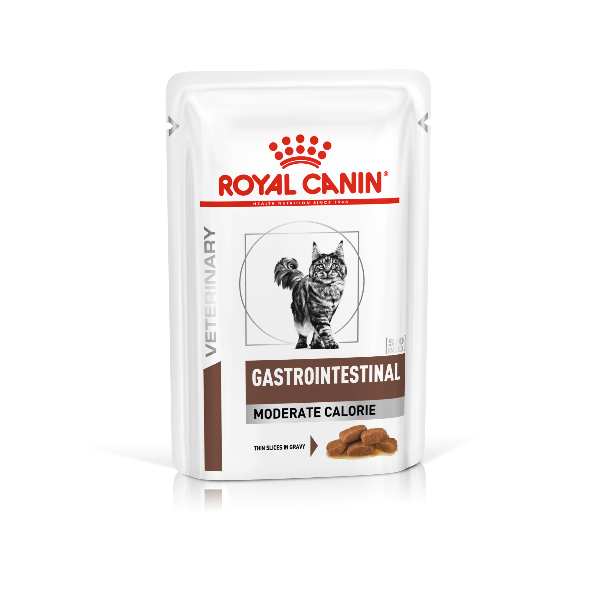 ROYAL CANIN Gastrointestinal Moderate Calorie Wet kapsička ve šťávě pro dospělé kočky trpící onemocněním trávicího traktu