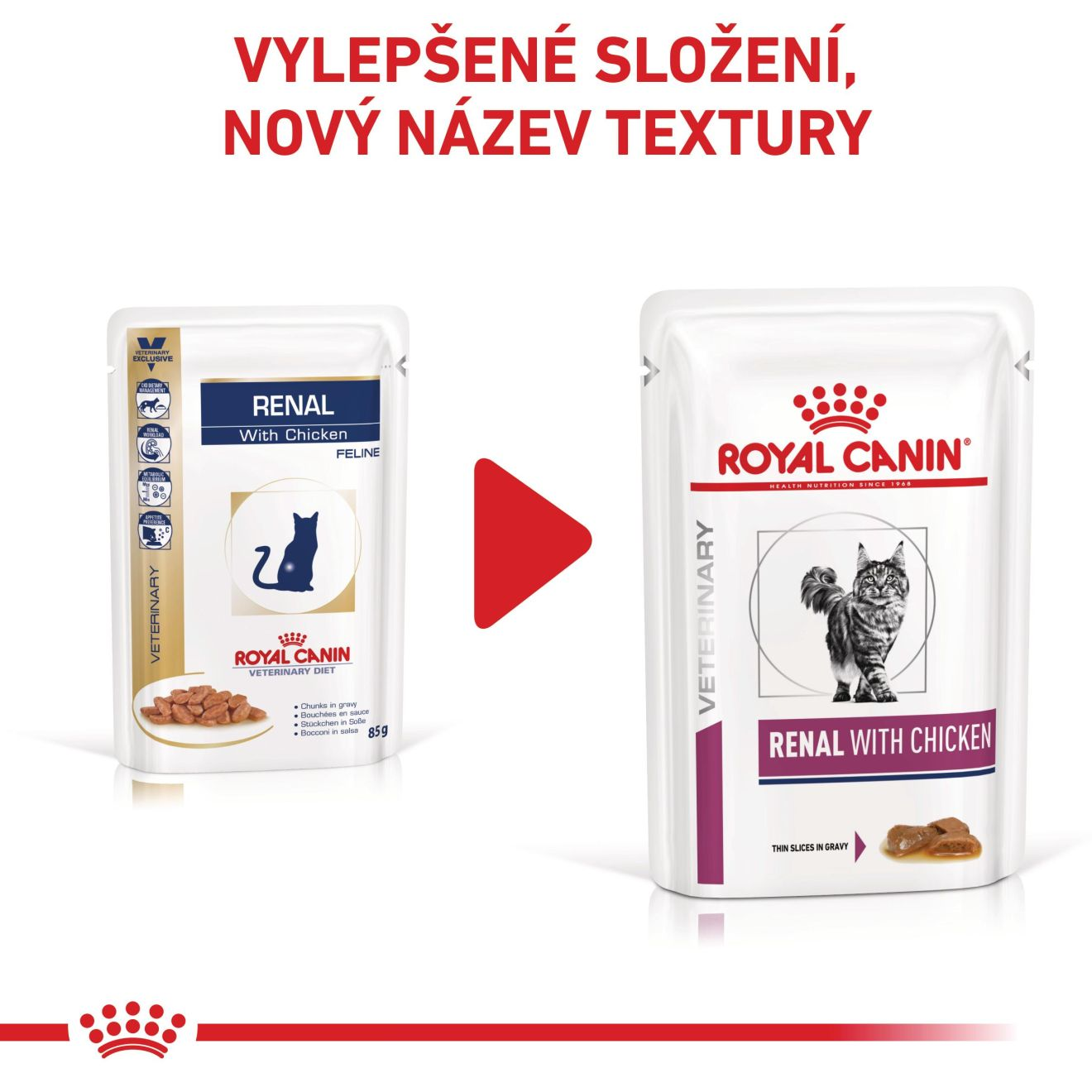 VHN Cat Renal Chicken Gravy Kapsičky