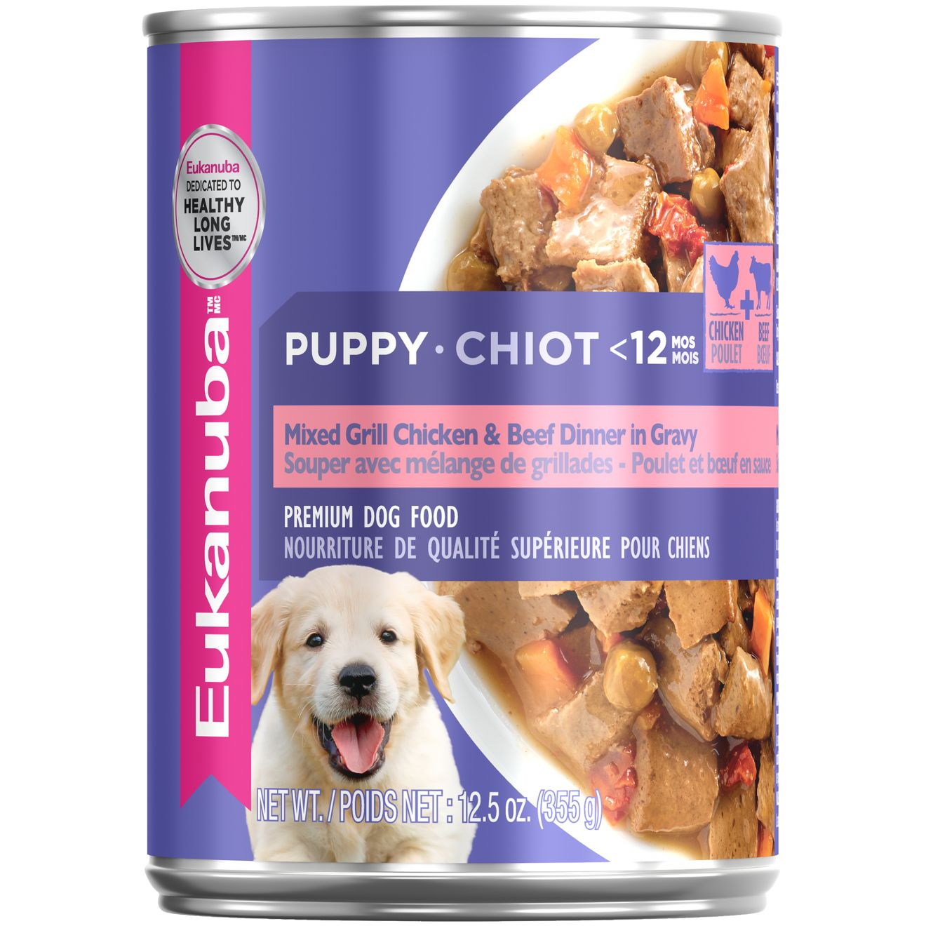 Canned shop puppy chow