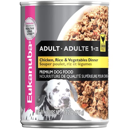 EUKANUBA - WET ADULT CHICKEN, RICE & VEGETABLES DINNER - FACING