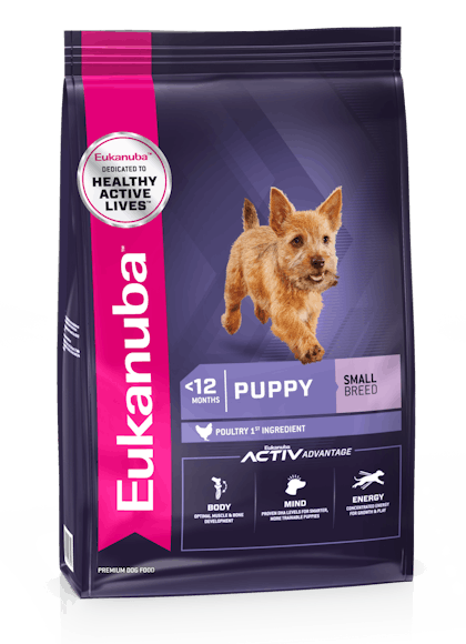 Eukanuba – Puppy Small Breed – 3D Left Justified – ANZ