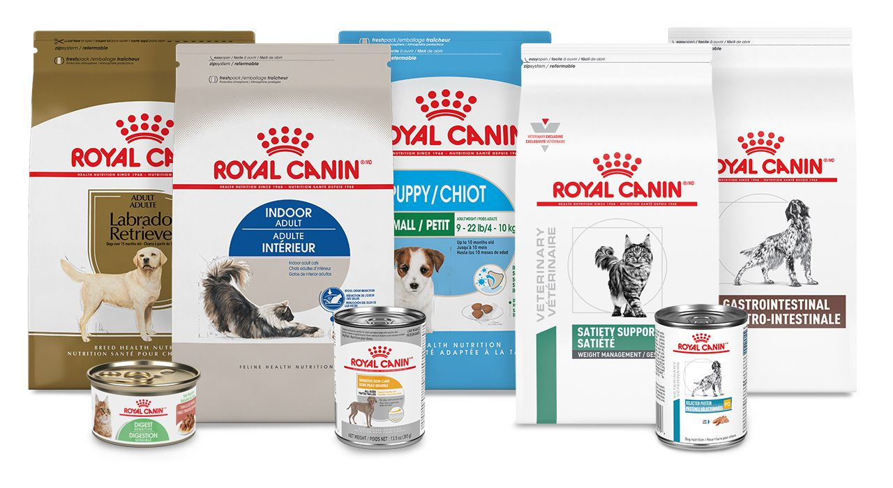 Royal Canin portfolio range 