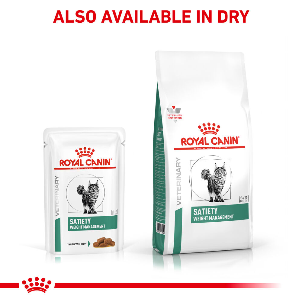 Royal canin satiety shop support wet cat food