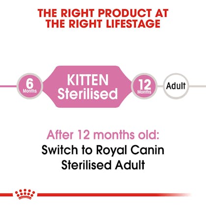 Royal Canin Kitten Sterilised - Piensoymascotas Formato Pack 12 x Bolsa de  85 gr