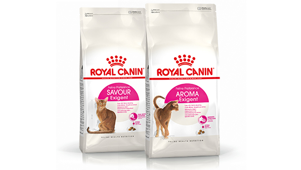 Packshot of cat products