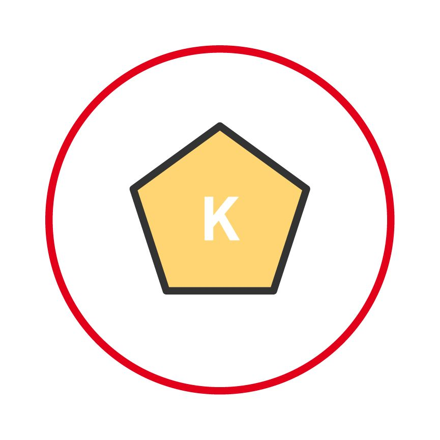 Illustration of potassium