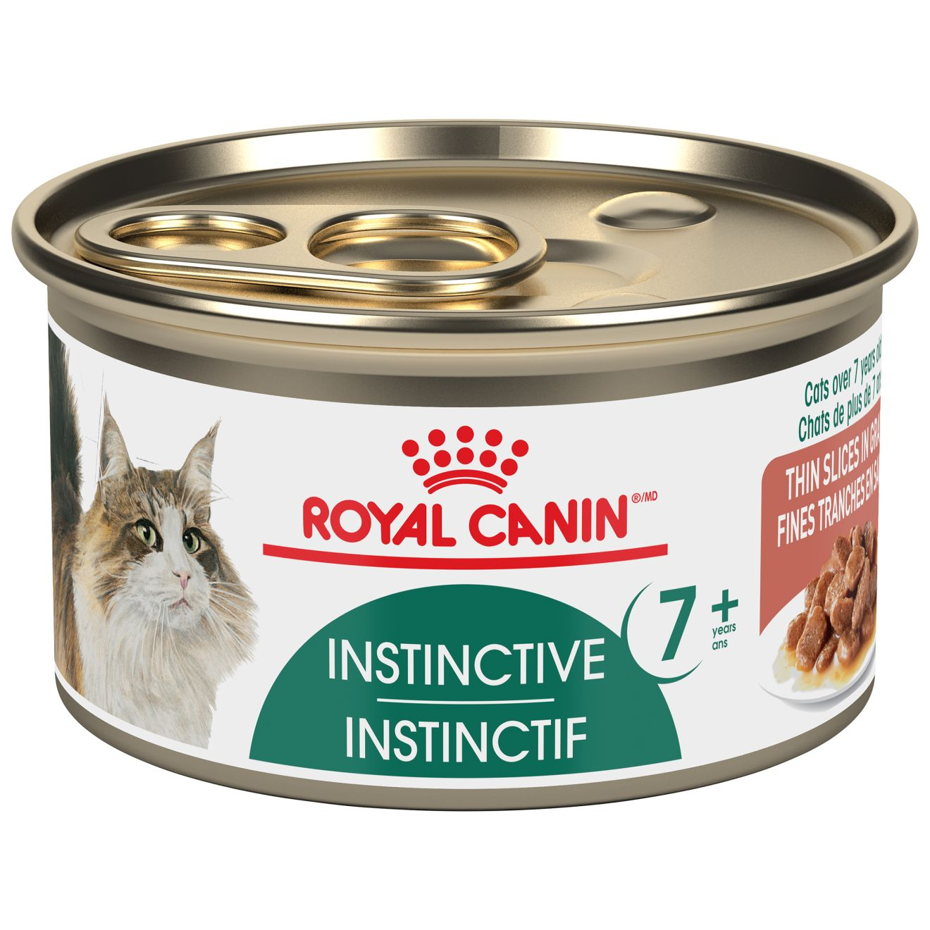 Instinctive 7+ Thin Slices in Gravy Canned Cat Food 