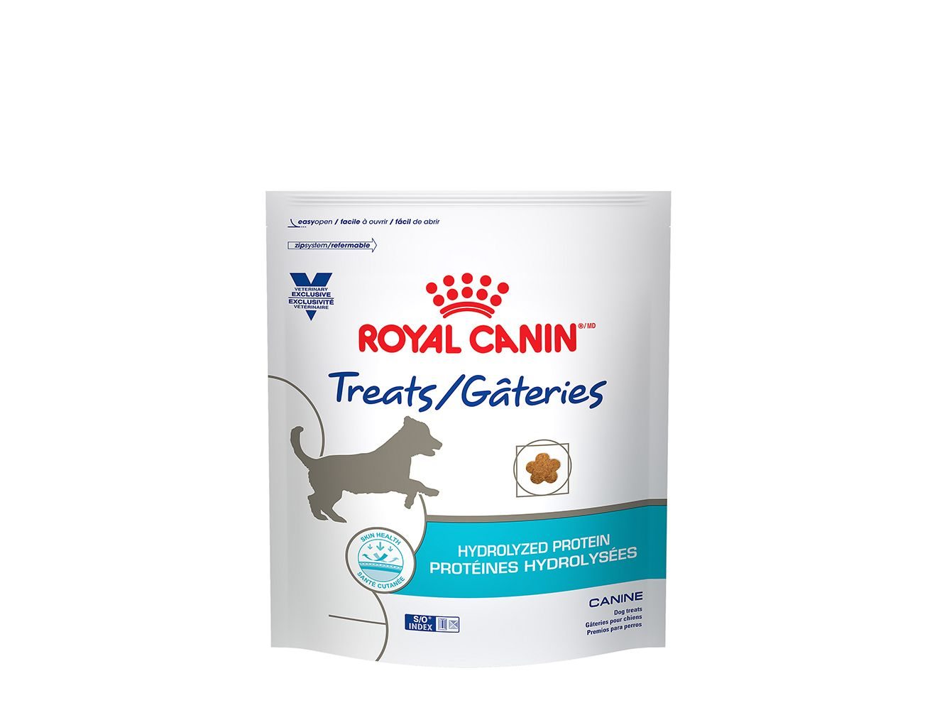 Packshot of Royal Canin Dermatology Dog Treats