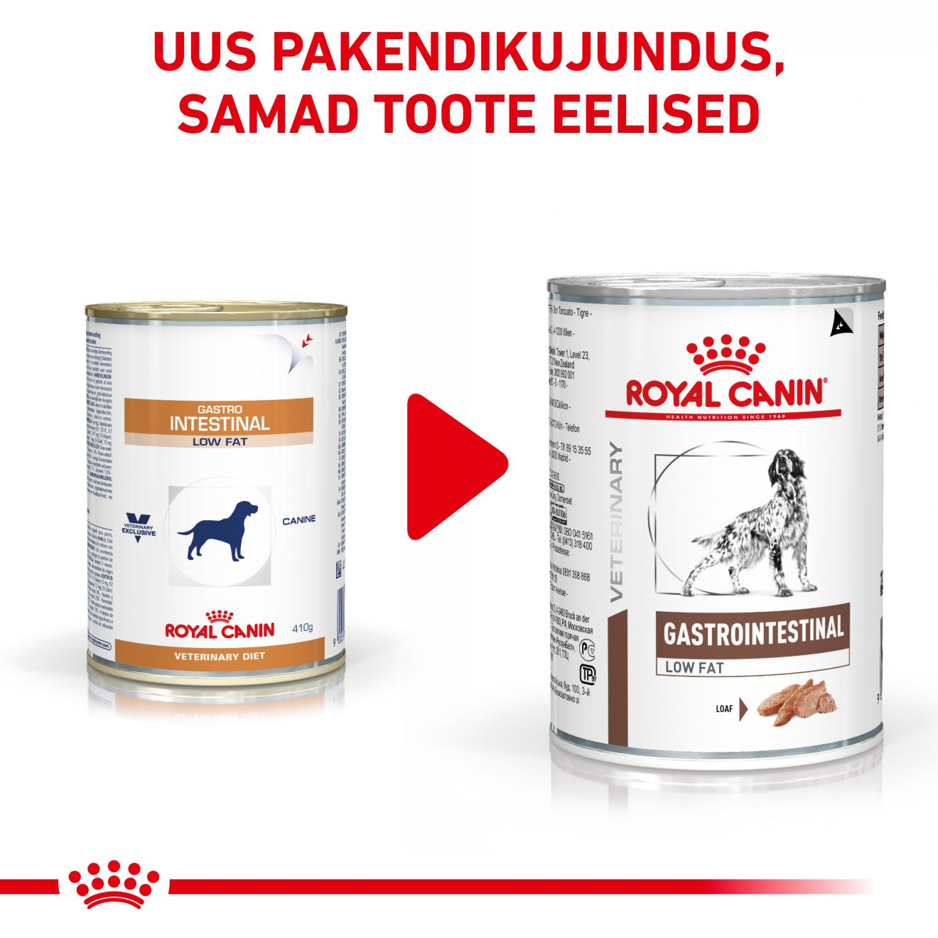 Royal Canin Gastrointestinal Low Fat Dog konserv (pasteet)