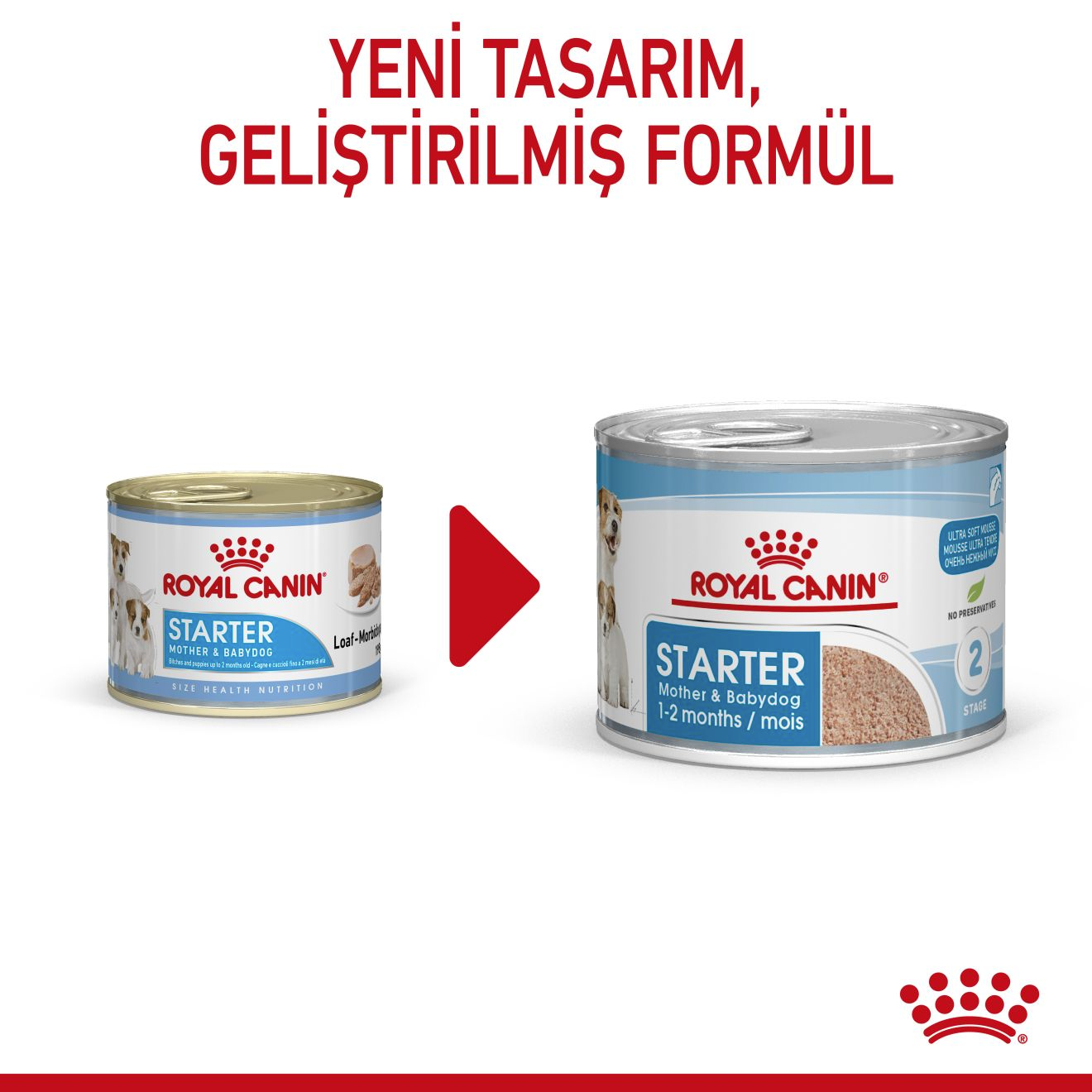 Starter Mousse Mother And Babydog Anne ve Yavru Köpek Yaş Maması