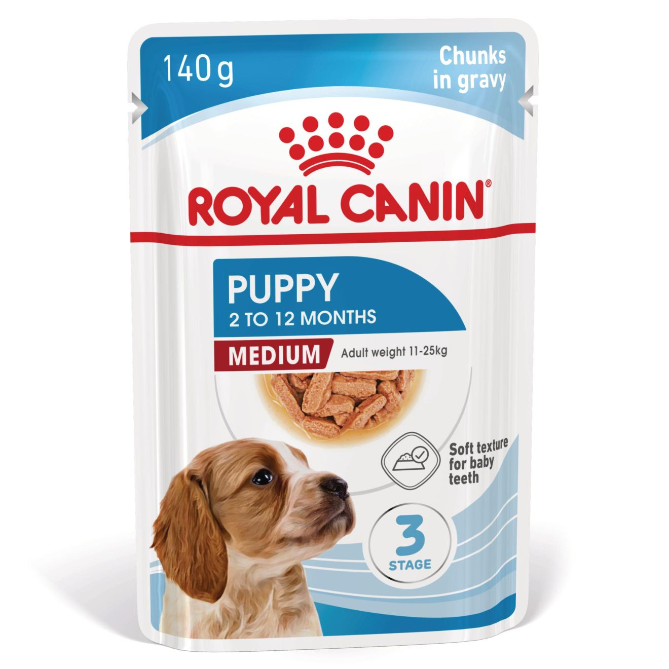 MEDIUM PUPPY kousky ve šťávě