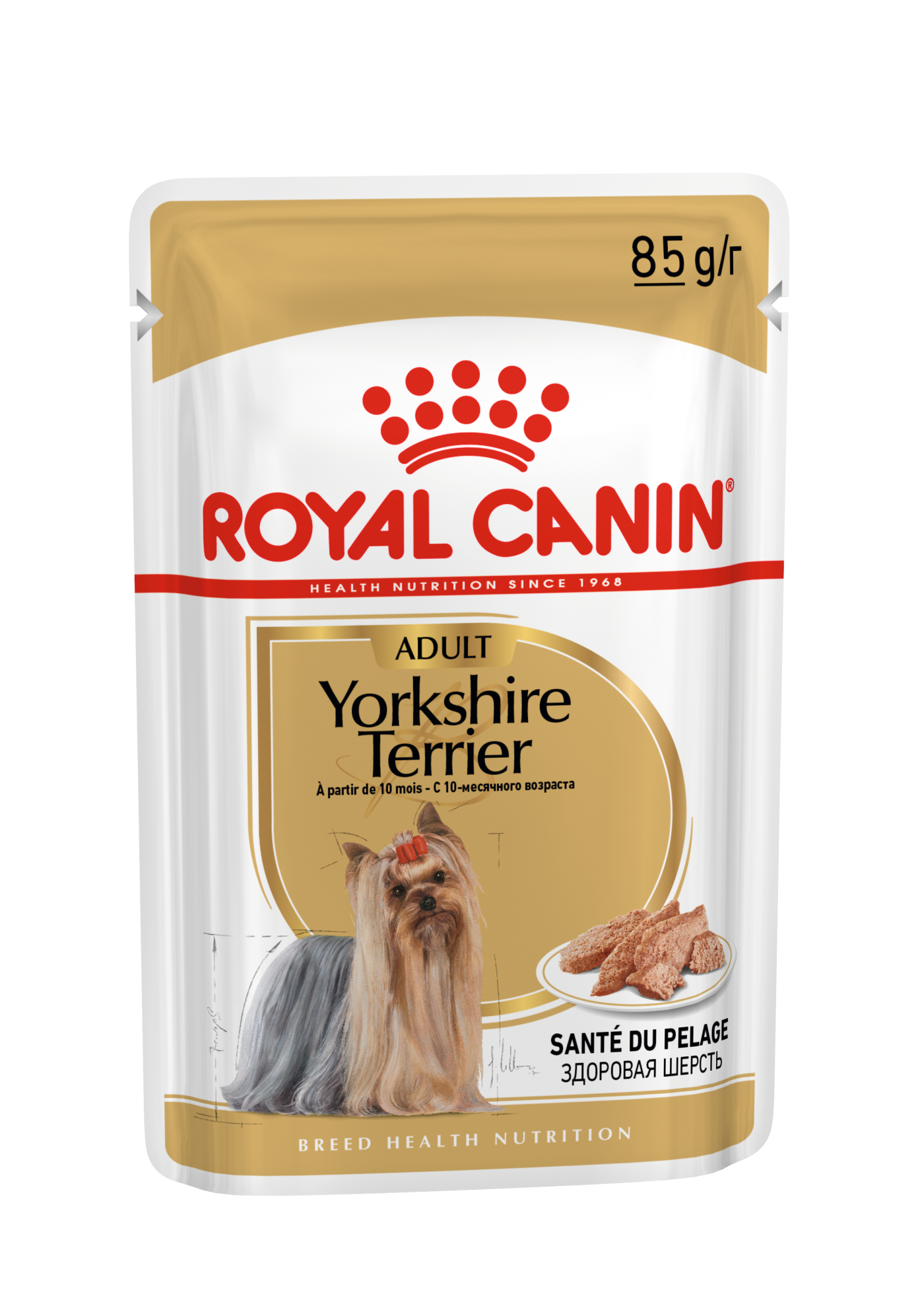 Yorkshire Terrier Adult Loaf in Sauce Canned Dog Food