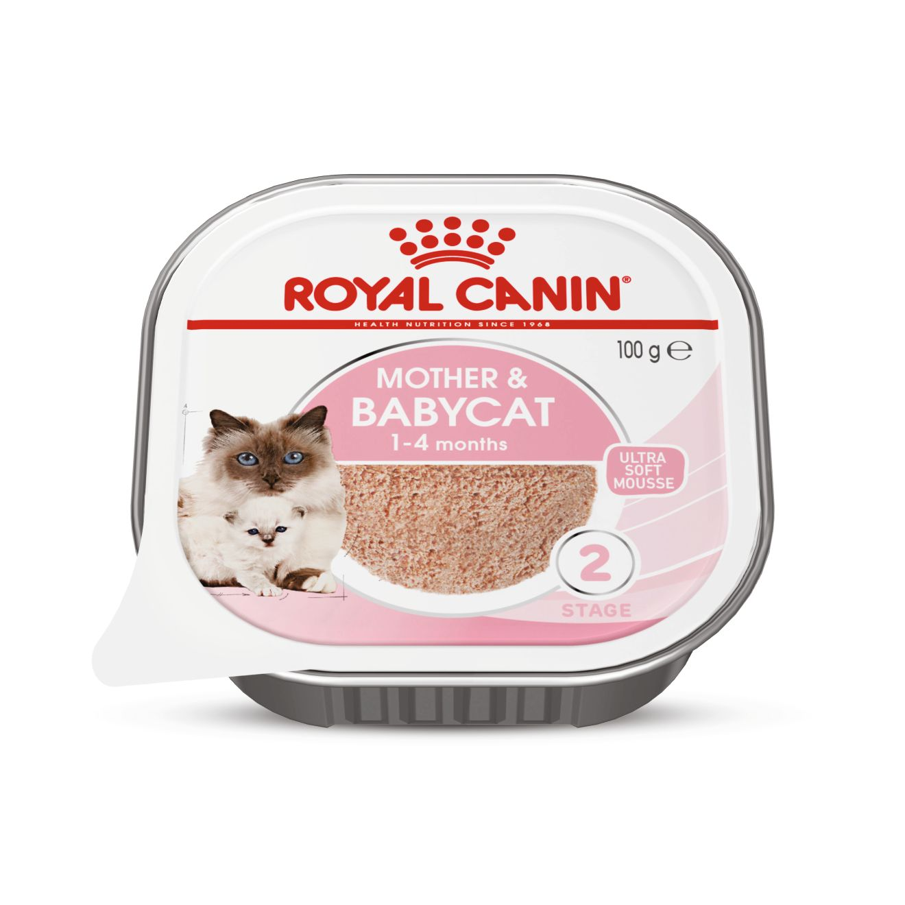 Mother and baby cat mousse sale