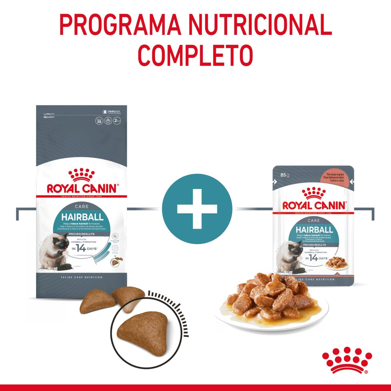 Hairball Care Finas láminas en salsa