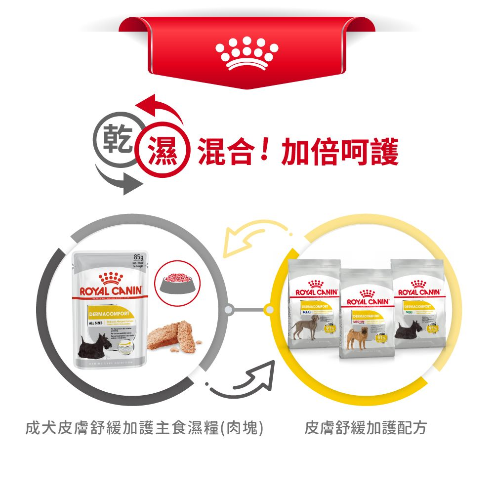 CCN 成犬皮膚舒緩加護主食濕糧（肉塊）