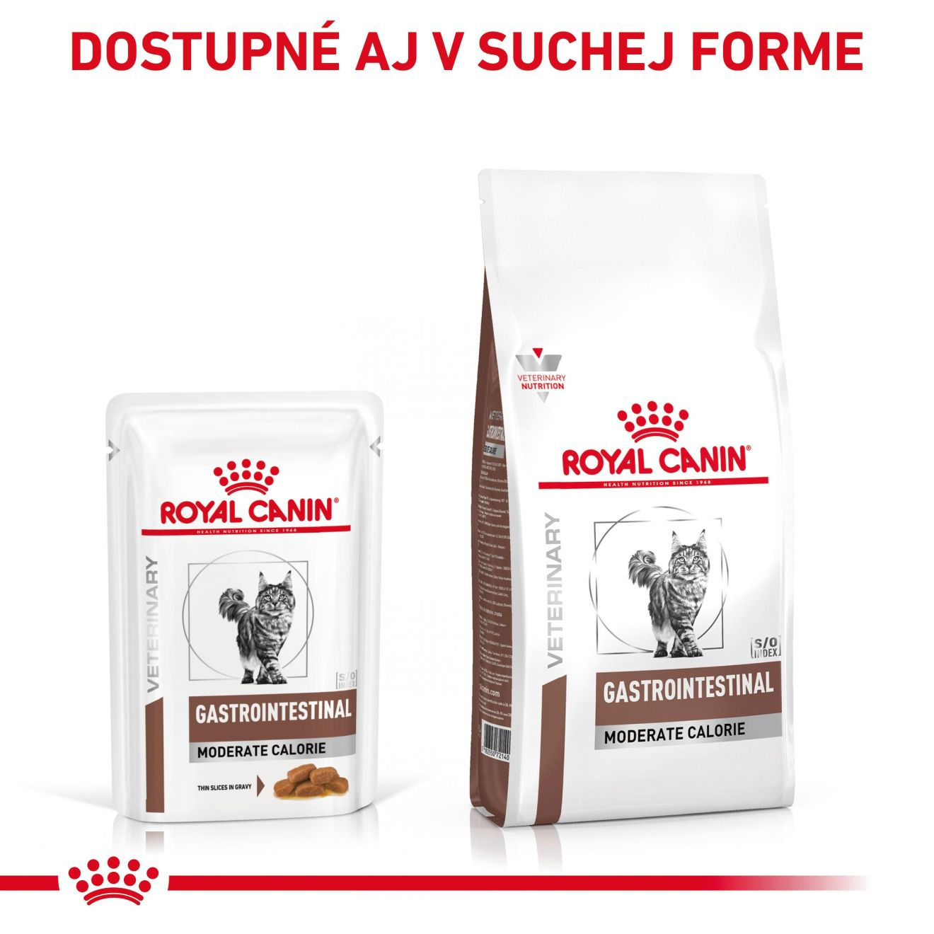 VHN Cat Gastrointestinal Moderate Calorie Gravy Kapsičky