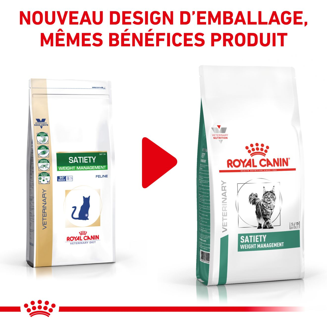 Royal Canin Veterinary Satiety Weight Management pour chat