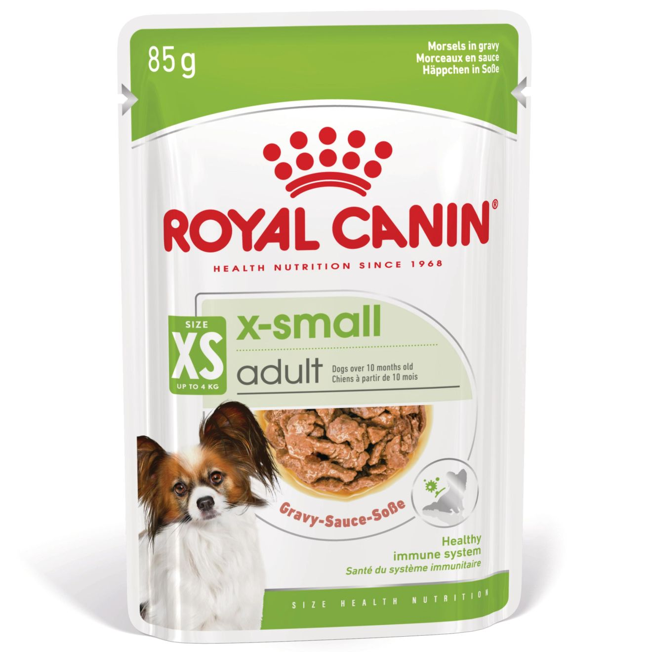 X-Small Adult biter i saus