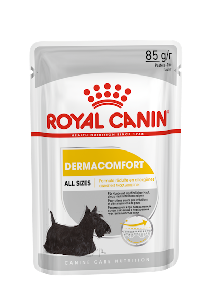 Royal Canin Dermacomfort (Loaf)皮膚敏感專用(肉塊包)85g*12包