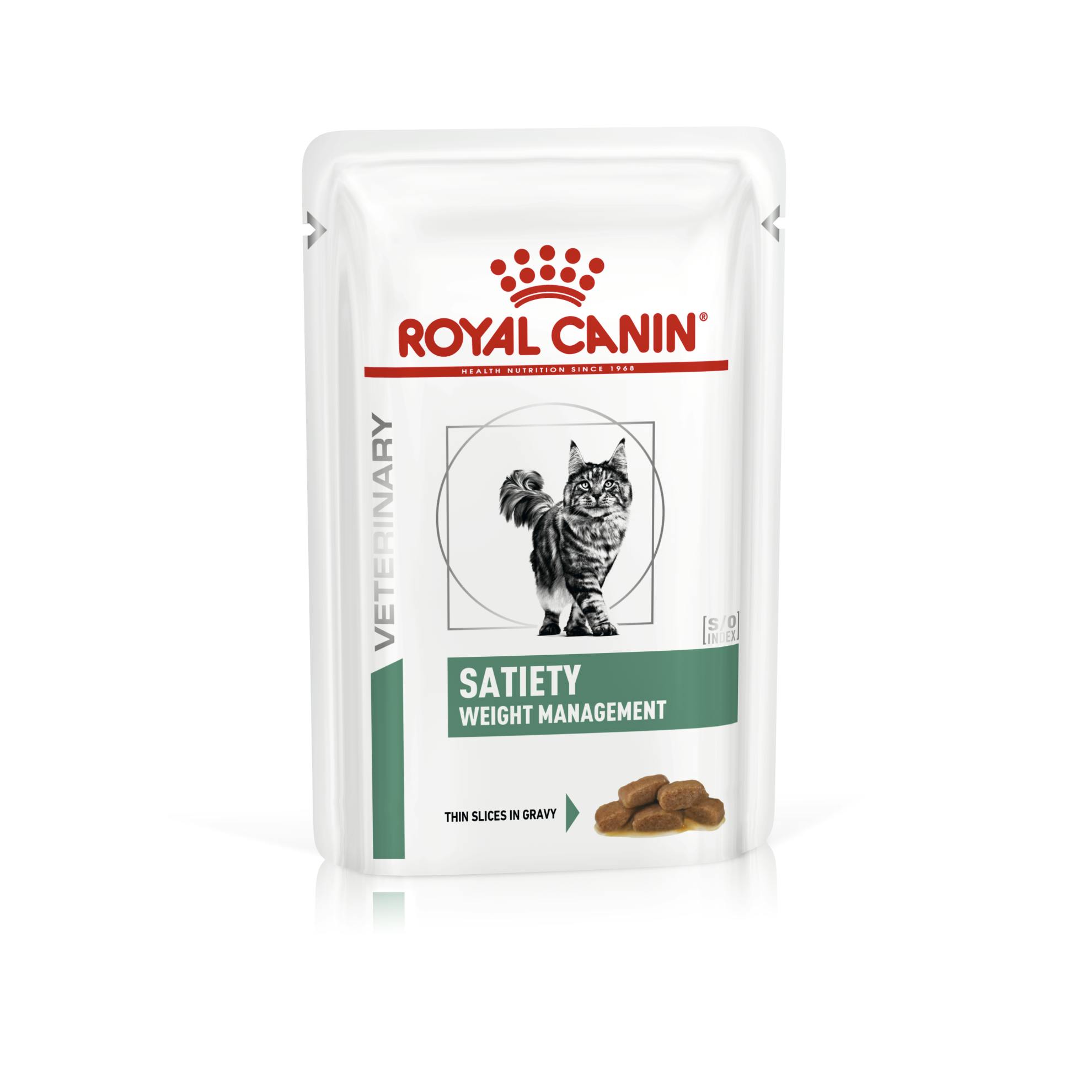 Royal canin satiety feeding hot sale guide