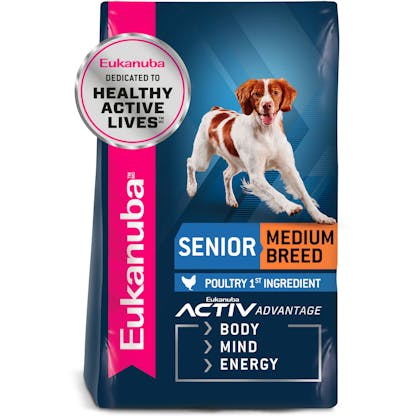 Eukanuba senior dry dog hot sale food